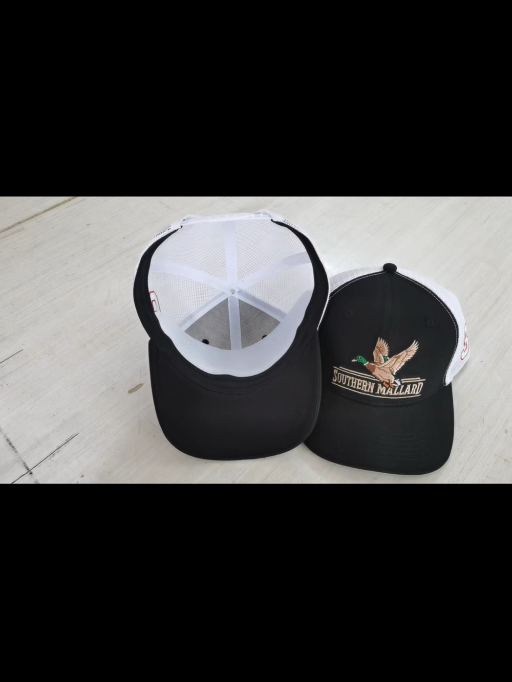 Black & White Trucker Cap
